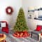 7ft. Pre-Lit New Haven Spruce Artificial Christmas Tree, Clear LED Lights